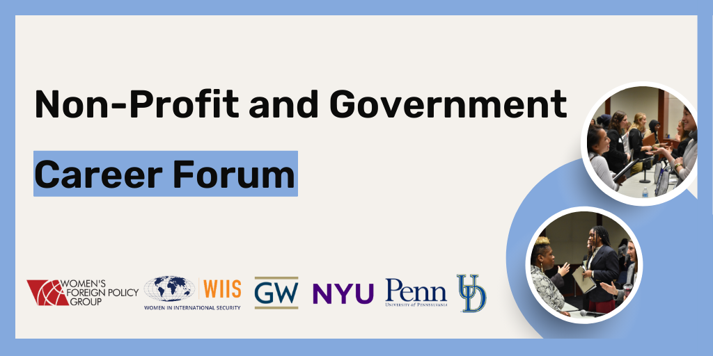 Non-Profit and Government Career Forum